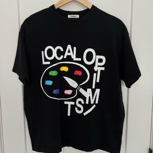 RARE Madhappy Local Optimist Artist tee. Size S